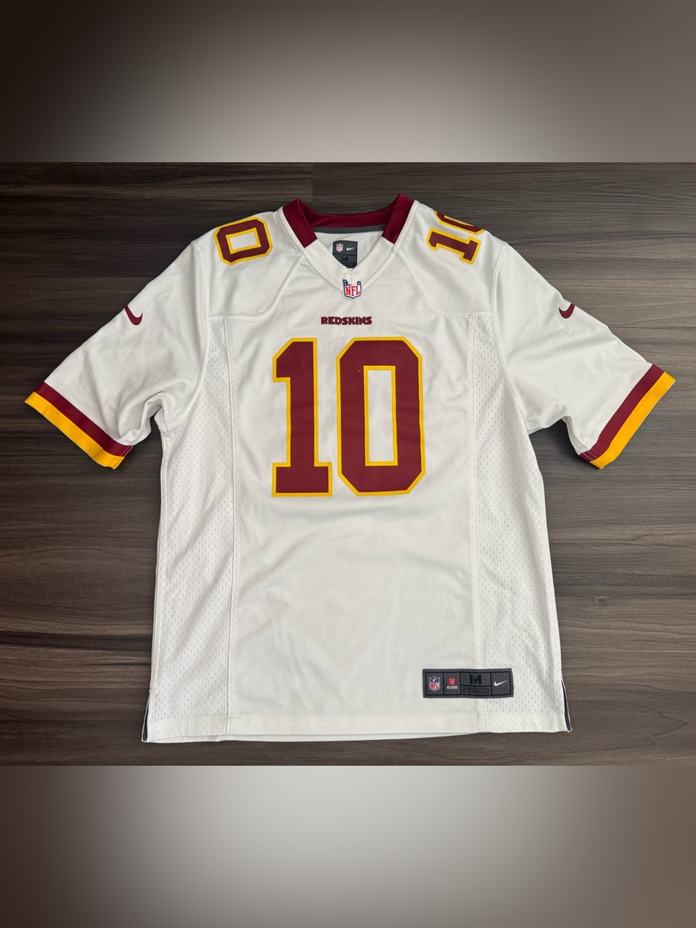 Nike Washington Redskins Robert Griffin #10 NFL On Field Away Jersey Men Medium